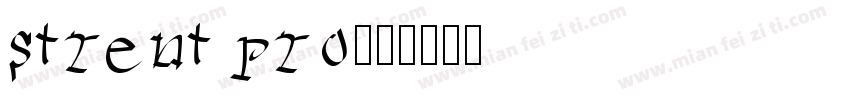 strent pro字体转换